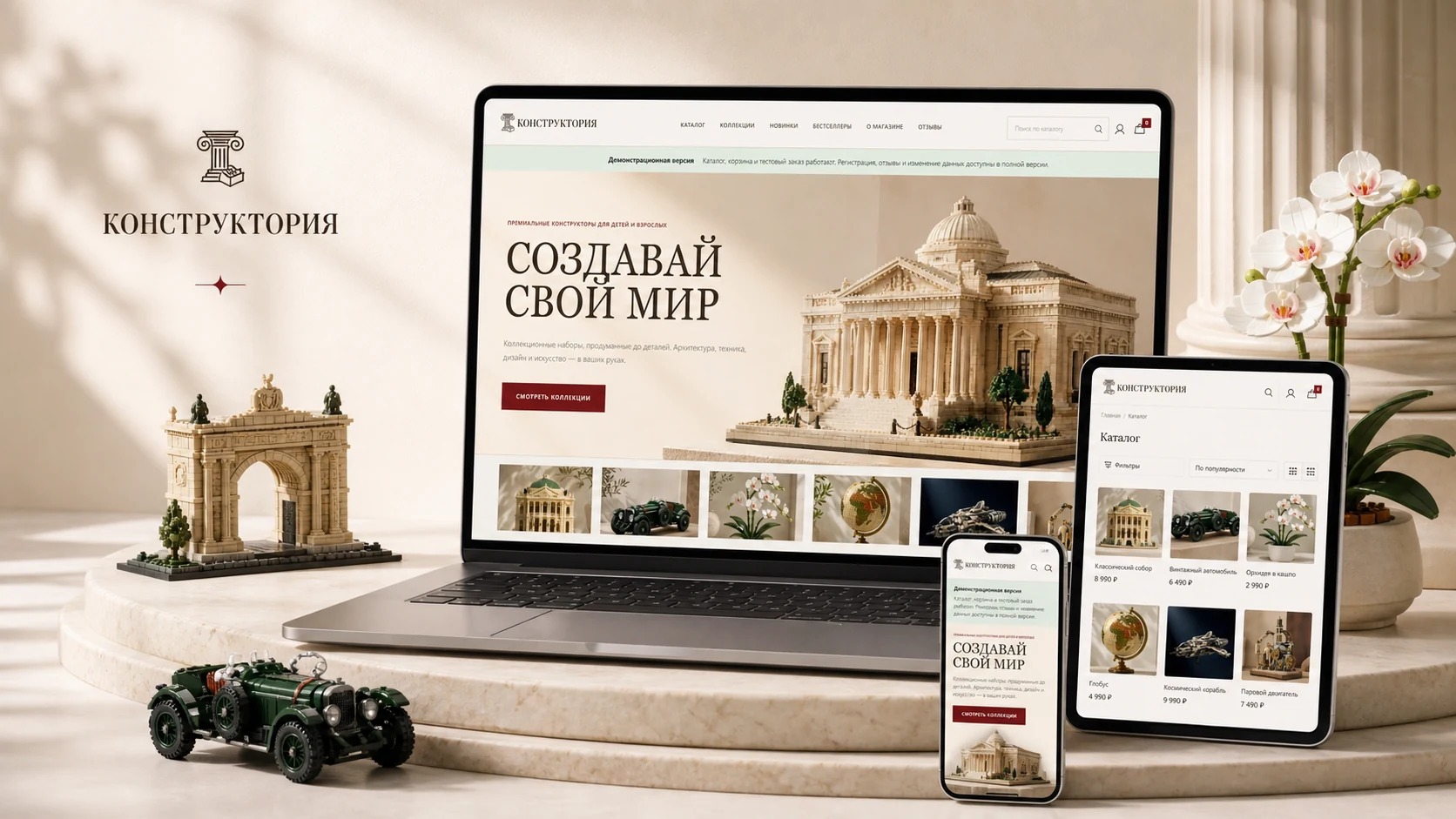 Конструктория — интернет-магазин — превью проекта
